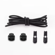 Kit de cadarço elástico preto com fechos e travas, acessório para esportes Orca Sports