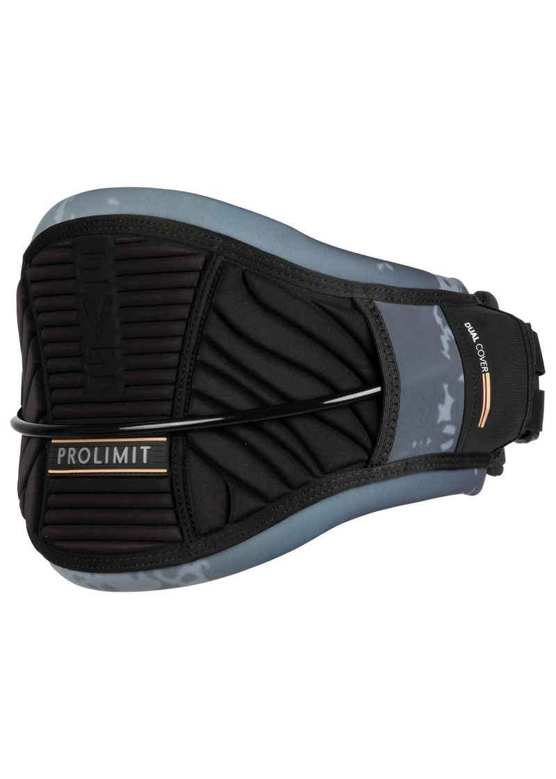 Cinturão Prolimit preto e azul para kitesurf, acessório de performance da Orca Sports.