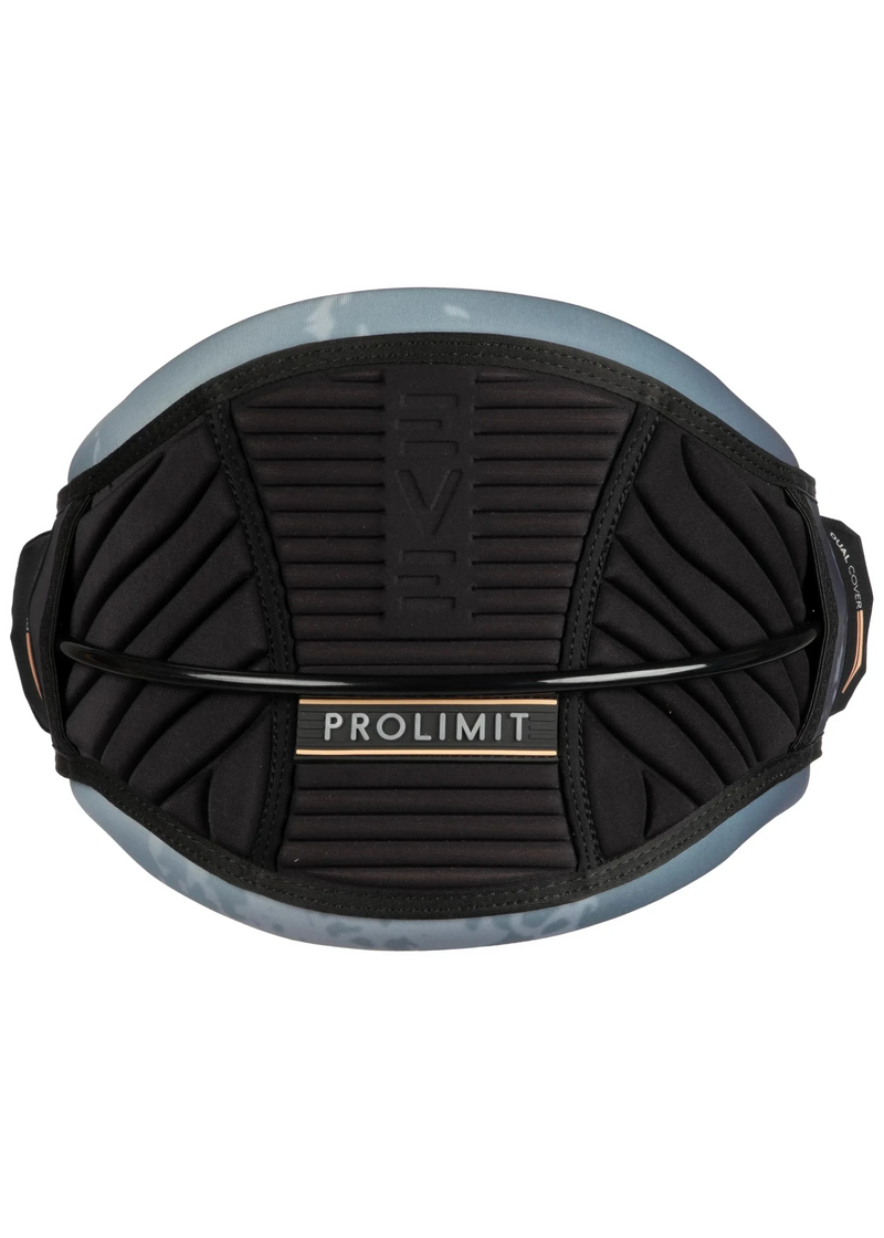 Cinturão Prolimit preto para kitesurf Orca Sports, acolchoado e com design anatômico.