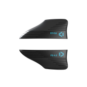 Conjunto de quilhas FS 4.5 para kitesurf em preto, Orca Sports, acessórios para pranchas.