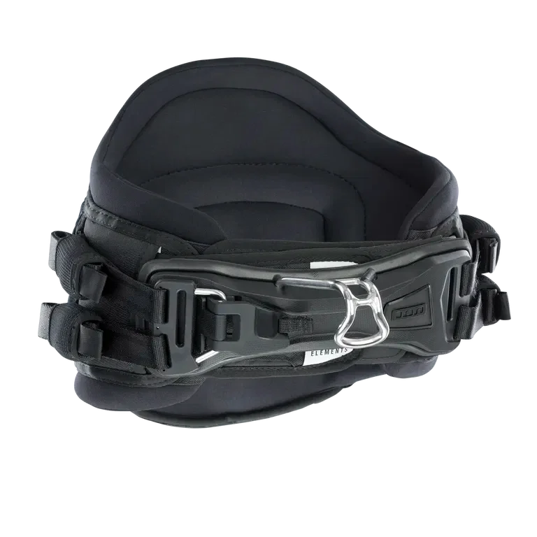 Cinturão de kitesurf preto Axxis Kite, ajustável e acolchoado, vendido pela Orca Sports