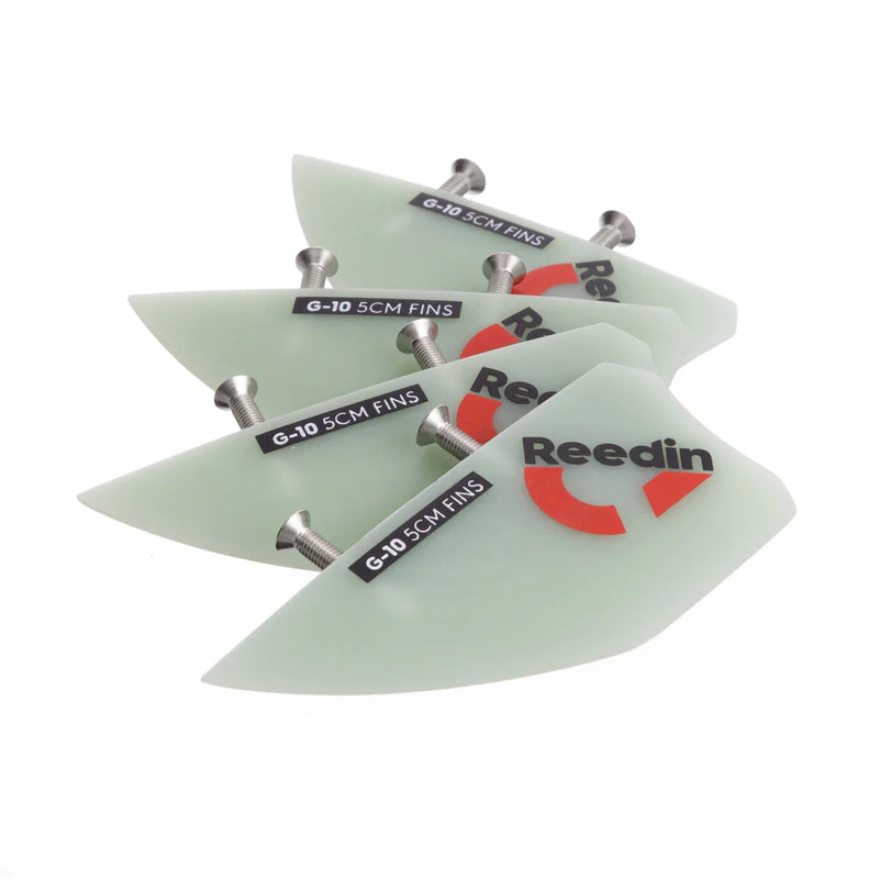 Conjunto de quatro quilhas G-10 5cm para kitesurf Reedin, acessórios para prancha Orca Sports