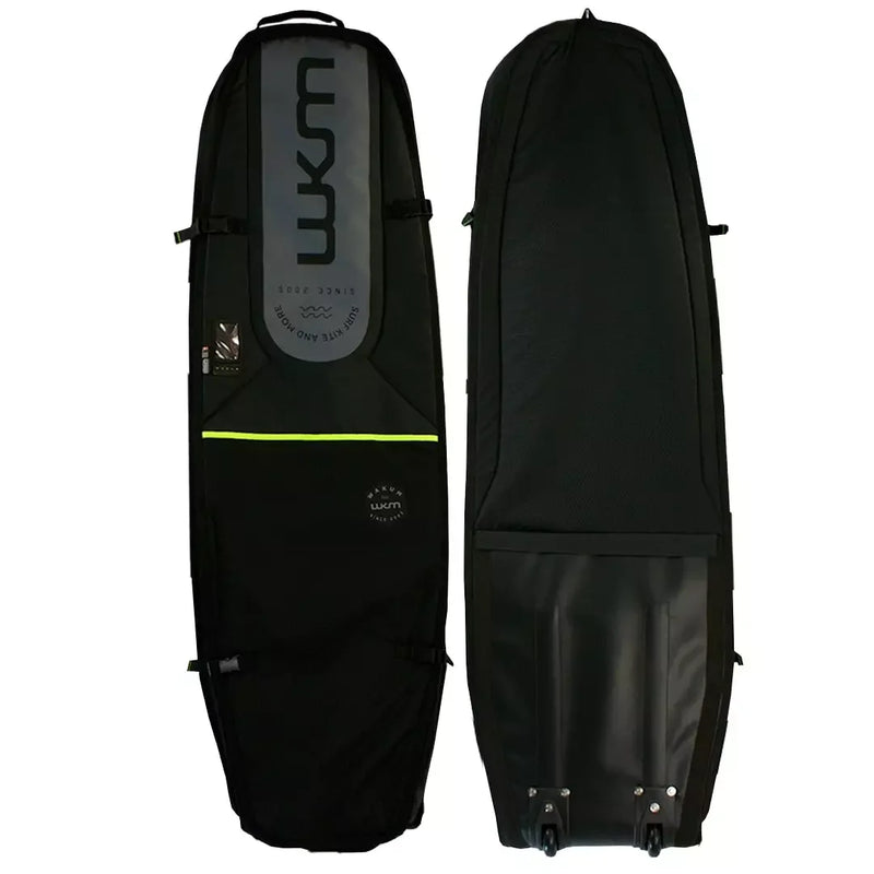 Capa rígida preta WKM para prancha de kitesurf com rodinhas, acessório para esportes aquáticos