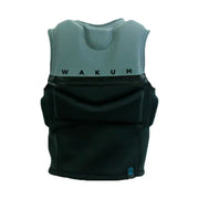 Colete esportivo WAKUM preto e cinza para kitesurf, triathlon e esportes aquáticos Orca Sports
