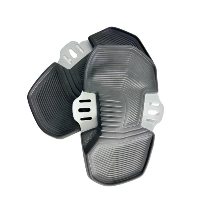 Pads antiderrapantes para prancha de kitesurf Orca Sports, cor preta, vista superior