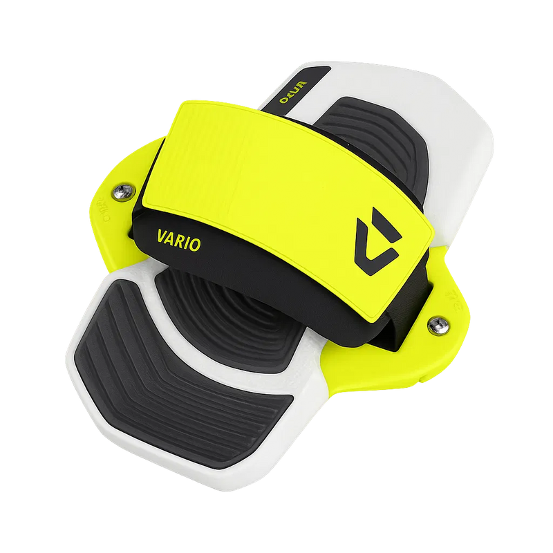 Alça de kite Duotone Vario Combo amarela para prancha de kitesurf, destaque Orca Sports