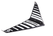 Asa principal Armstrong Flying V para wing foil, carbono preto com listras brancas, Orca Sports
