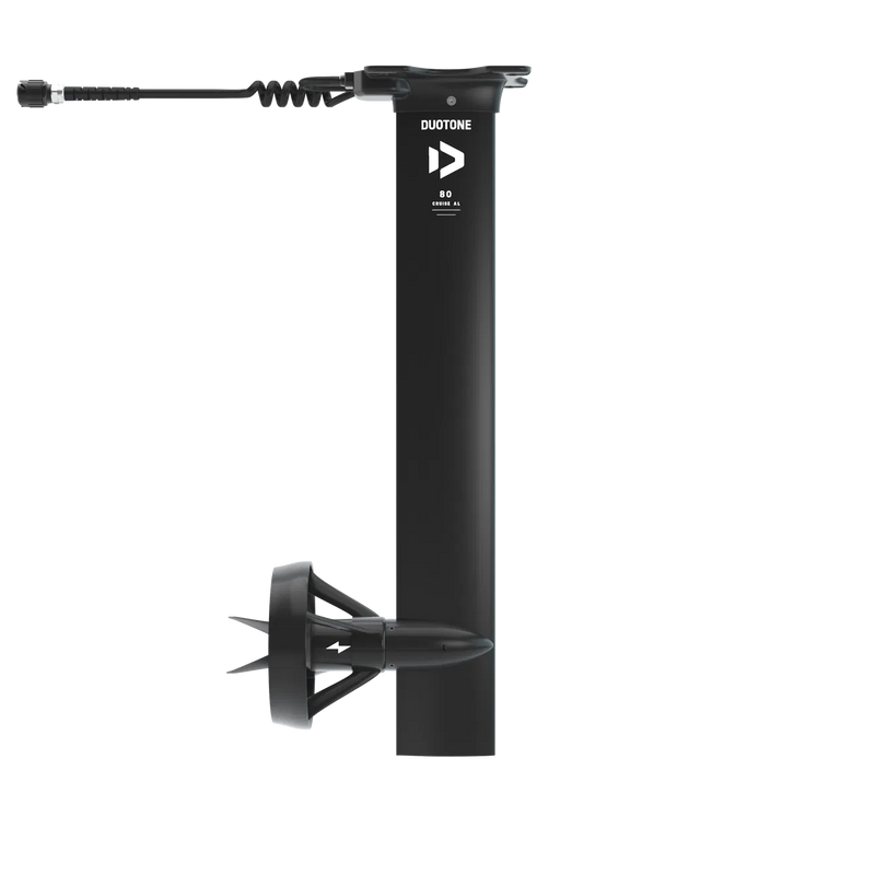 Foil Duotone Cruise Mast AL preto para kitesurf, destaque na Orca Sports, loja de esportes aquáticos.