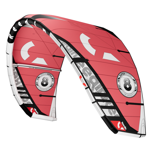 Pipa de kitesurf Reedin SuperModel vermelha, destacando design moderno para esportes aquáticos