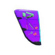 Pipa de kitesurf Duotone Rebel SLS roxa e azul, modelo 10m, venda Orca Sports