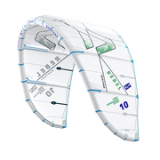 Pipa de kitesurf Duotone Rebel SLS branca, destacada, vendida pela Orca Sports