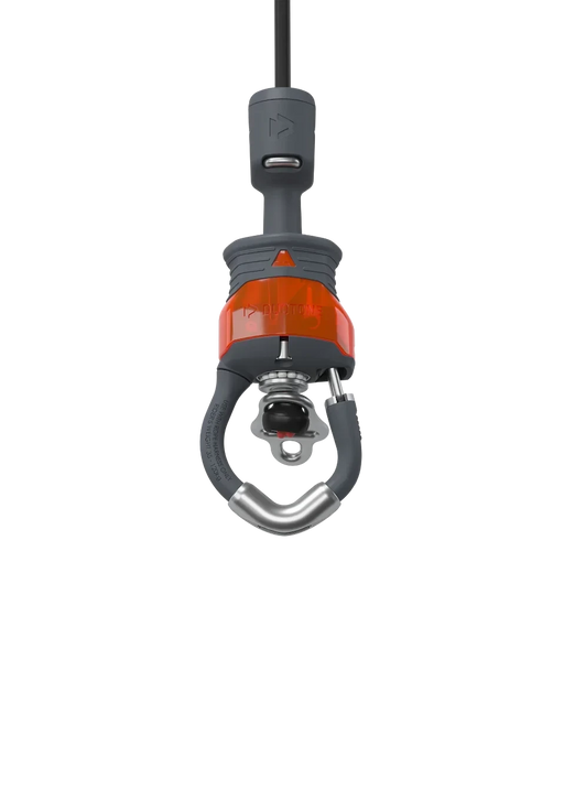 Chiken loop Duotone para kitesurf preto e laranja, acessório vendido na Orca Sports