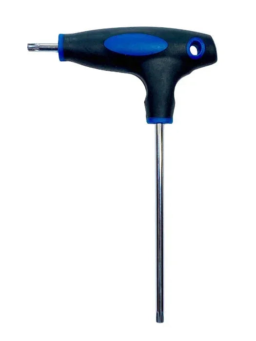 Chave T Torx T30 com cabo preto e azul, ferramenta para manutenção esportiva Orca Sports