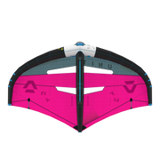 Asa wing foil Duotone rosa e preta para kitesurf, destaque da Orca Sports.