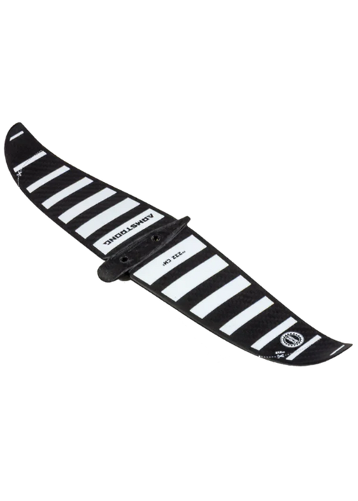 Asa traseira Armstrong preta com listras brancas para foil de kitesurf na Orca Sports