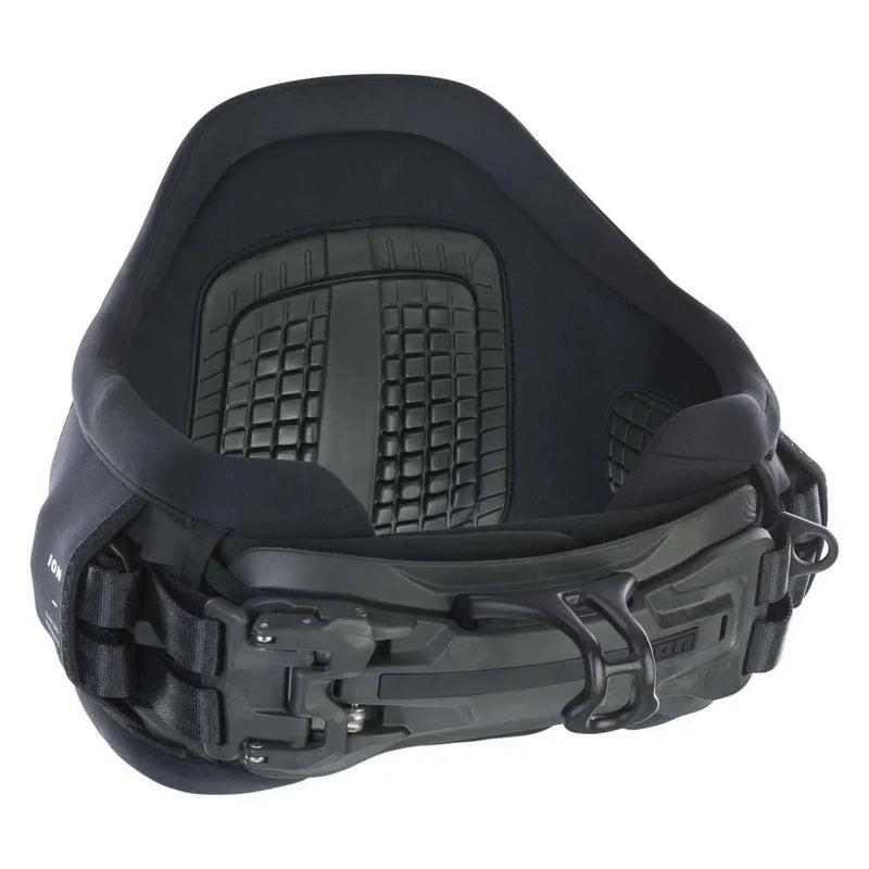 Cinturão de kitesurf ION Apex preto com suporte lombar, acessório esportivo Orca Sports