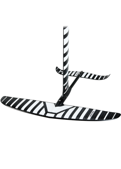 Hydrofoil Armstrong CF1200 preto e branco para kitesurf, destaque Orca Sports
