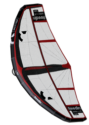 Asa wing foil Reedin Superwing X 3.6m preta e vermelha para kitesurf, Orca Sports