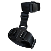 Suporte de pé para GoPro preto com tiras ajustáveis, acessório esportivo Orca Sports
