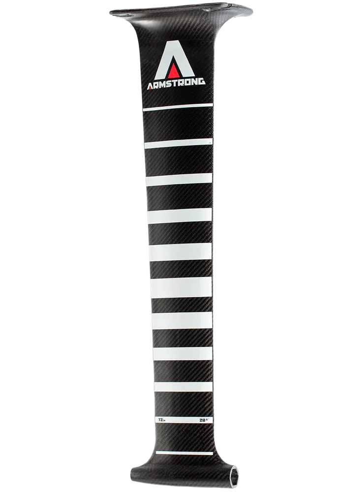 Mastro Armstrong 72cm para foil de kitesurf em carbono, com design listrado, Orca Sports
